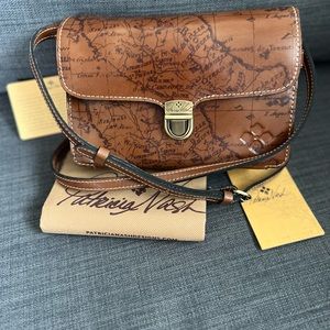 NWT PATRICIA NASH BELLUZZI LEATHER CROSSBODY BAG